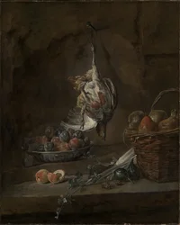 Nature morte avec faisan mort